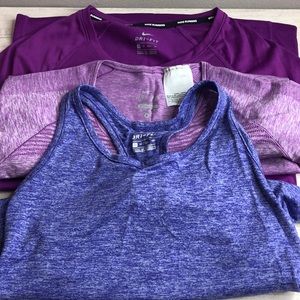 Nike work out shirts